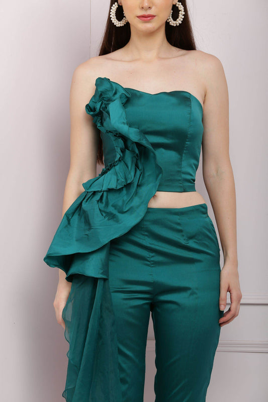 Fabulous Co ord Set - Sea Green - DrapeMe - Your Affordable place for In-Trend clothing