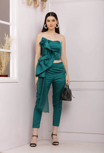 Fabulous Co ord Set - Sea Green - DrapeMe - Your Affordable place for In-Trend clothing