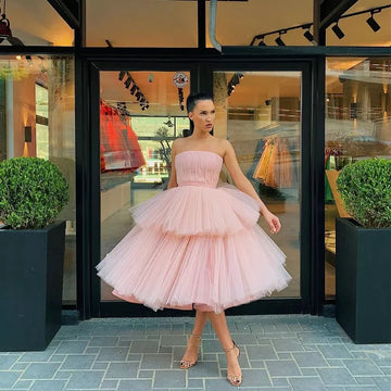 Pretty Lady Offshoulder Tulle Dress
