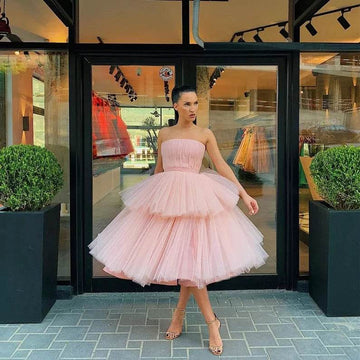 Pretty Lady Offshoulder Tulle Dress - DrapeMe - Your Affordable place for In-Trend clothing