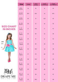Birthday Party Dress For Girls – Maroon - DrapeMe - Your Affordable place for In-Trend clothing