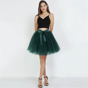 Tulle Tutu Skirt - Green - DrapeMe - Your Affordable place for In-Trend clothing