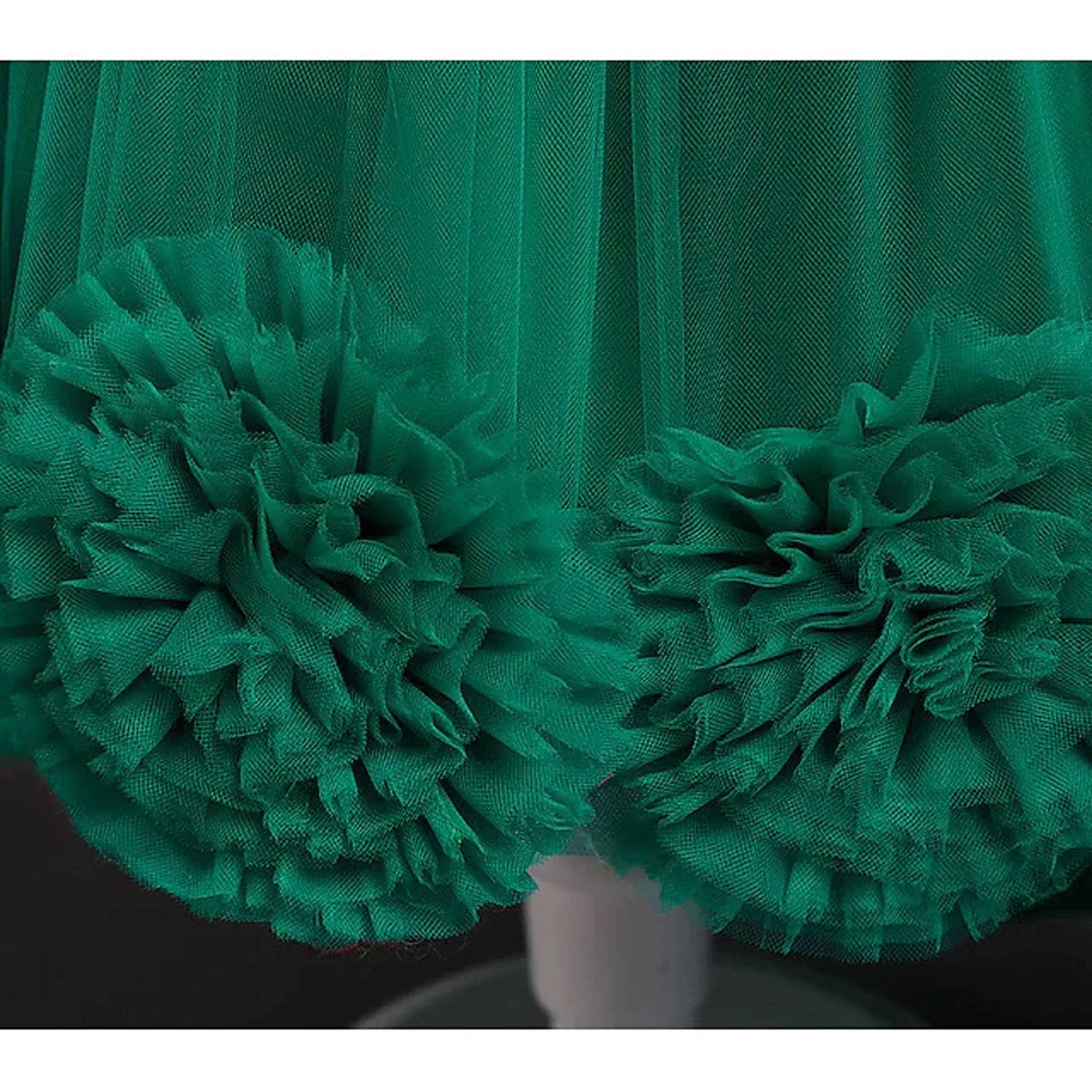 Birthday Girl Dress With Flower Bow – Green - DrapeMe - Your Affordable place for In-Trend clothing