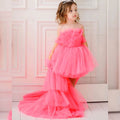 Princess Ruffle Trail Dress – Pink - DrapeMe - Your Affordable place for In-Trend clothing