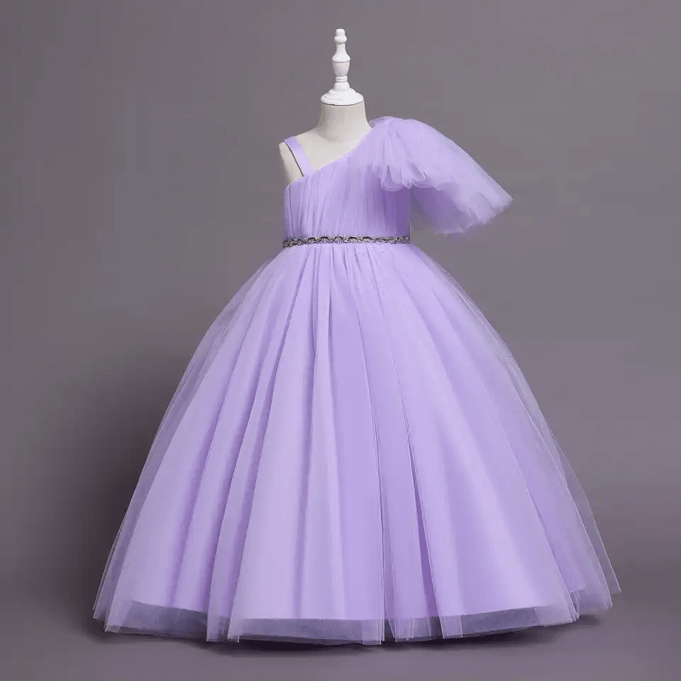 Little Fairy Bow on Shoulder Dress -Lilac - DrapeMe - Your Affordable place for In-Trend clothing