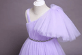 Little Fairy Bow on Shoulder Dress -Lilac - DrapeMe - Your Affordable place for In-Trend clothing