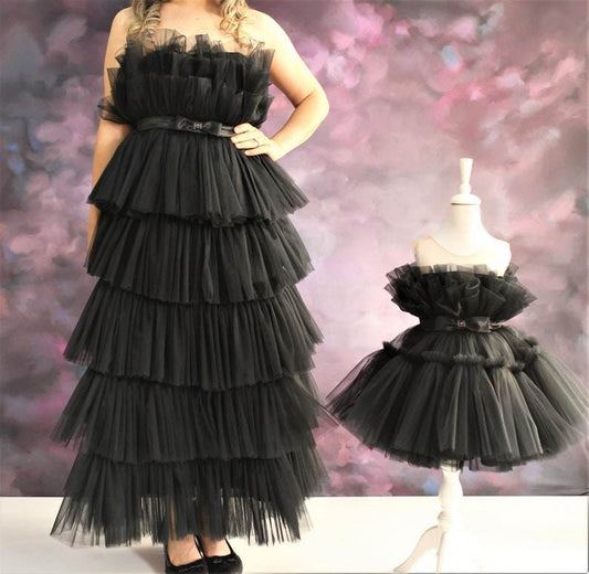 Mother and Daughter Dress - Black - DrapeMe - Your Affordable place for In-Trend clothing