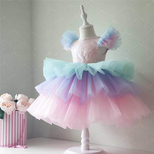 Dreamy Unicorn Birthday Dress For Girl - DrapeMe - Your Affordable place for In-Trend clothing