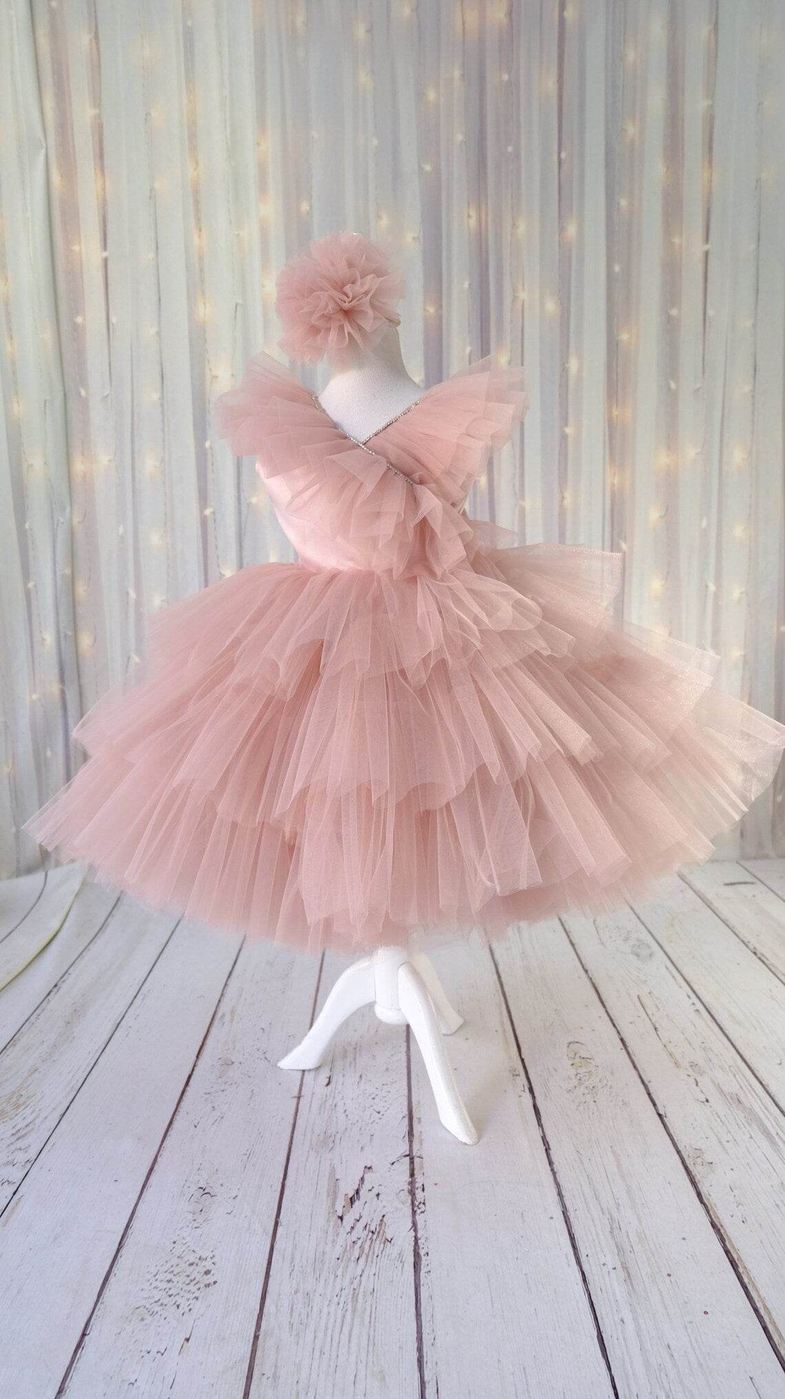 Baby Girl Tulle Birthday Dress - DrapeMe - Your Affordable place for In-Trend clothing