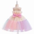 Birthday Girl Rainbow Puffy Dress - DrapeMe - Your Affordable place for In-Trend clothing