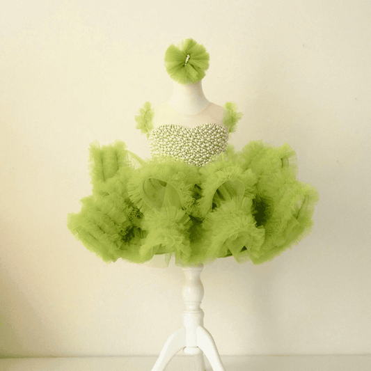 Beautiful Birthday Dress For Girls With Detachable Trail - DrapeMe - Your Affordable place for In-Trend clothing