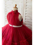 Birthday Party Dress For Girls – Maroon - DrapeMe - Your Affordable place for In-Trend clothing