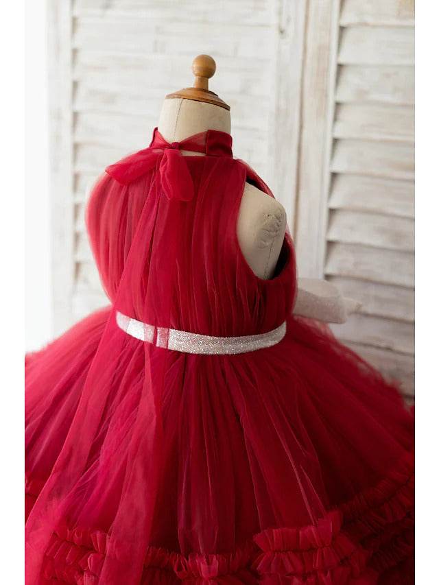 Birthday Party Dress For Girls – Maroon - DrapeMe - Your Affordable place for In-Trend clothing