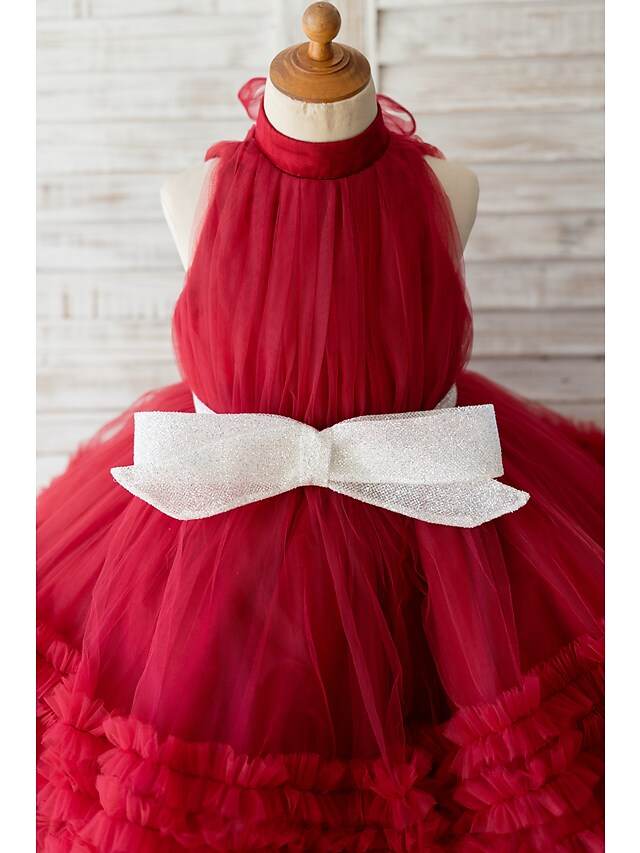Birthday Party Dress For Girls – Maroon - DrapeMe - Your Affordable place for In-Trend clothing
