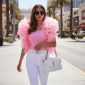 Fairy Ruffled Sleeves Top - Pink - DrapeMe - Your Affordable place for In-Trend clothing