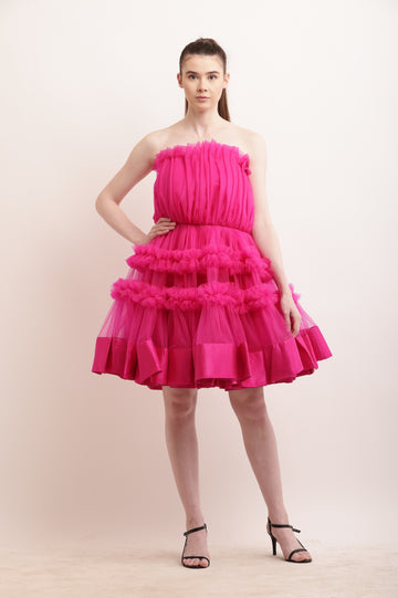 Hot Pink Barbie Tulle Dress