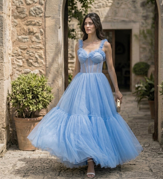 The Azure Duchess Dress