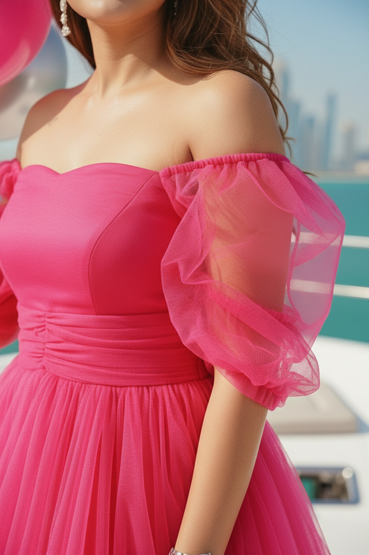 Fabulous Hot Pink Tulle Dress