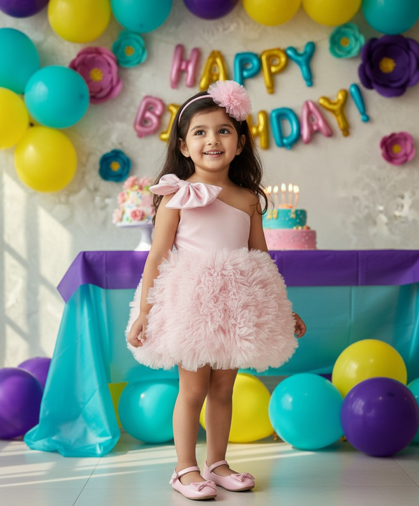 The Colette Ruffle-Tulle Gown