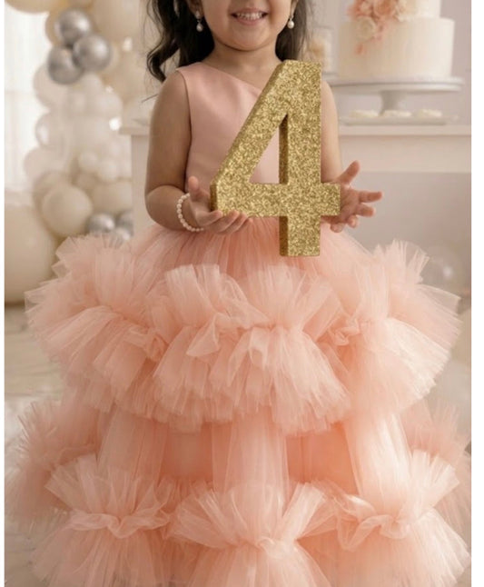 The Celeste Ruffle Tulle Dress