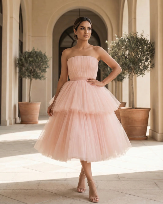 The Amara Off-Shoulder Gown
