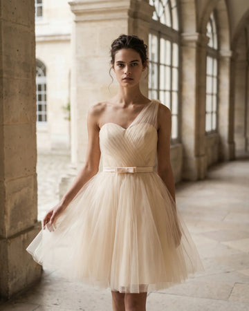 The Audrey One-Shoulder Cocktail Dress