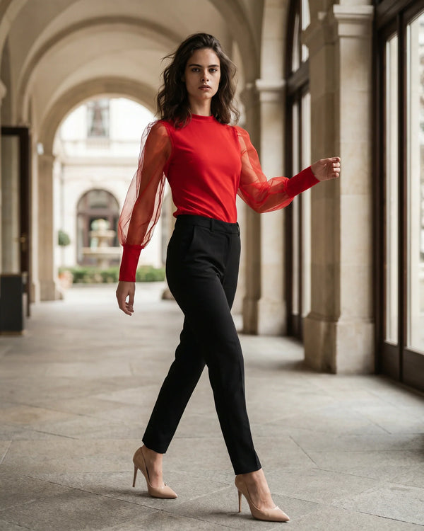 The Aurora Lycra Crop Top