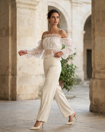 The Aurora Off-Shoulder Crop
