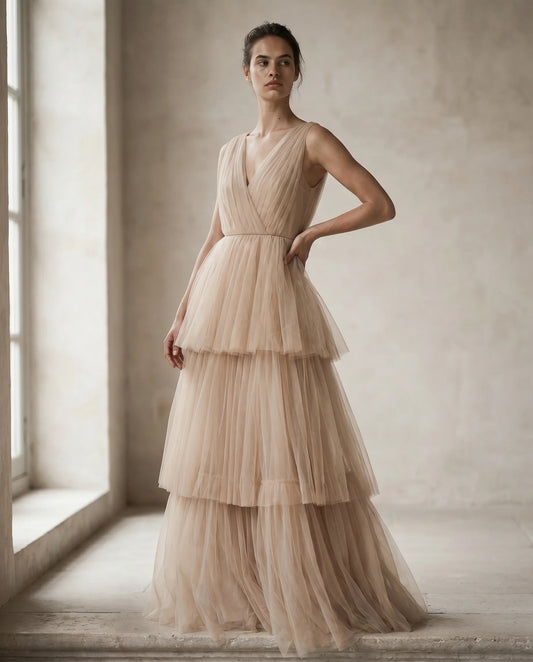 The Cascading Tulle Reverie Dress
