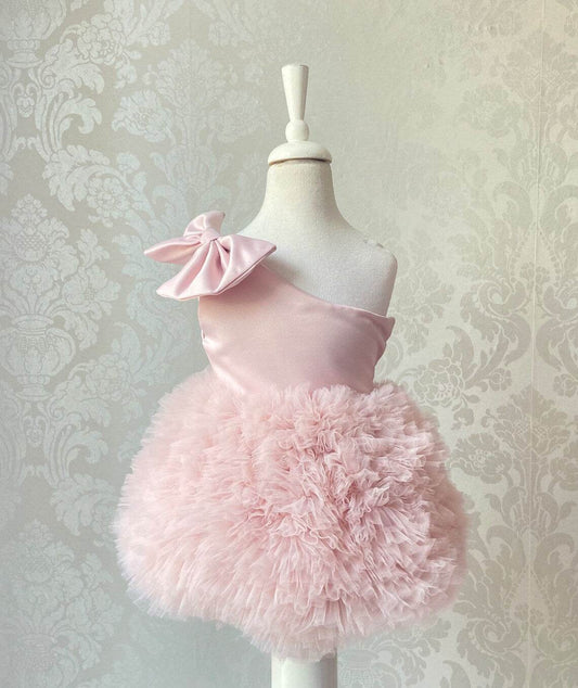 The Colette Ruffle-Tulle Gown