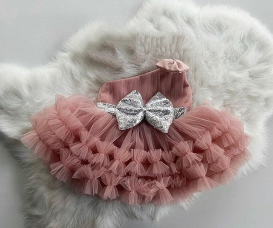 The Sophia Bow Tulle Dress