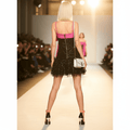 Sequin Strap Ruffle Dress - Black - DrapeMe - Your Affordable place for In-Trend clothing