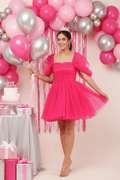 Fabulous Hot Pink Tulle Dress - DrapeMe - Your Affordable place for In-Trend clothing
