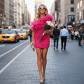 Dreamy Ruffle One Shoulder Dress – Hot Pink - DrapeMe - Your Affordable place for In-Trend clothing