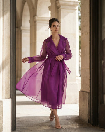 The Audrey Organza Trench