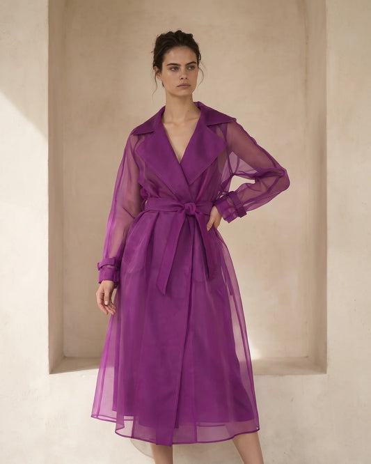 The Audrey Organza Trench