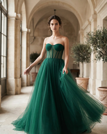 The Elise Tulle Corset Dress