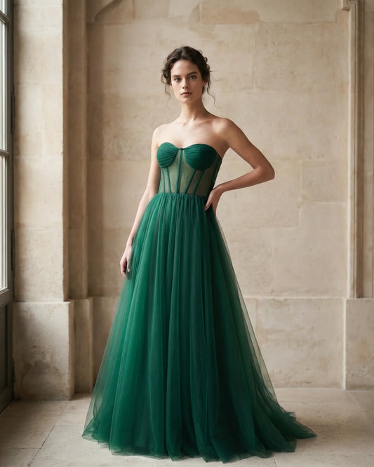 The Elise Tulle Corset Dress