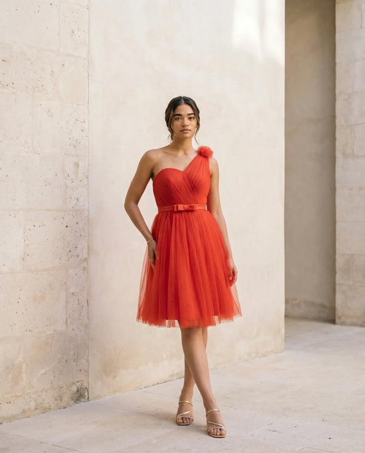The Scarlett One-Shoulder Mini