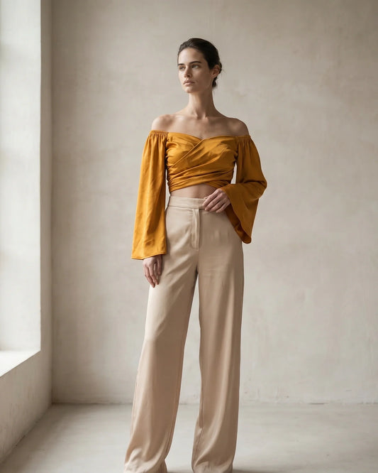 The Sienna Bell Sleeve Crop