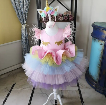 Unicorn Fairy Dress – Rainbow