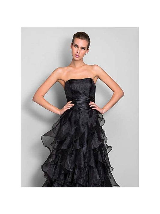 Cinderella Off- Shoulder Dress - Black