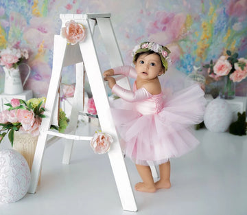 First Birthday Dress, Girls Pink Birthday Outfit, First Birthday Tutu, Pink Tutu Dress for First Birthday, First Birthday Outfit for Girl